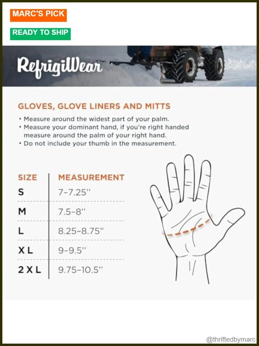 Insulated Work Mittens Thinsulate Extreme Freezer -30F Silicone Grip